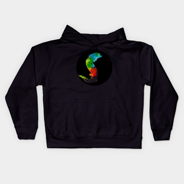 color splash 2 Kids Hoodie by Luilouu